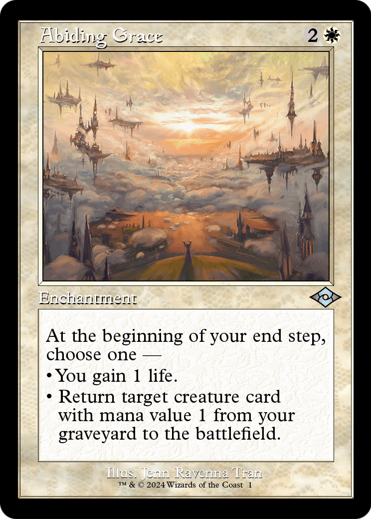 Abiding Grace (Retro Frame) (MH2-001) [Modern Horizons 2 Timeshifts] Foil