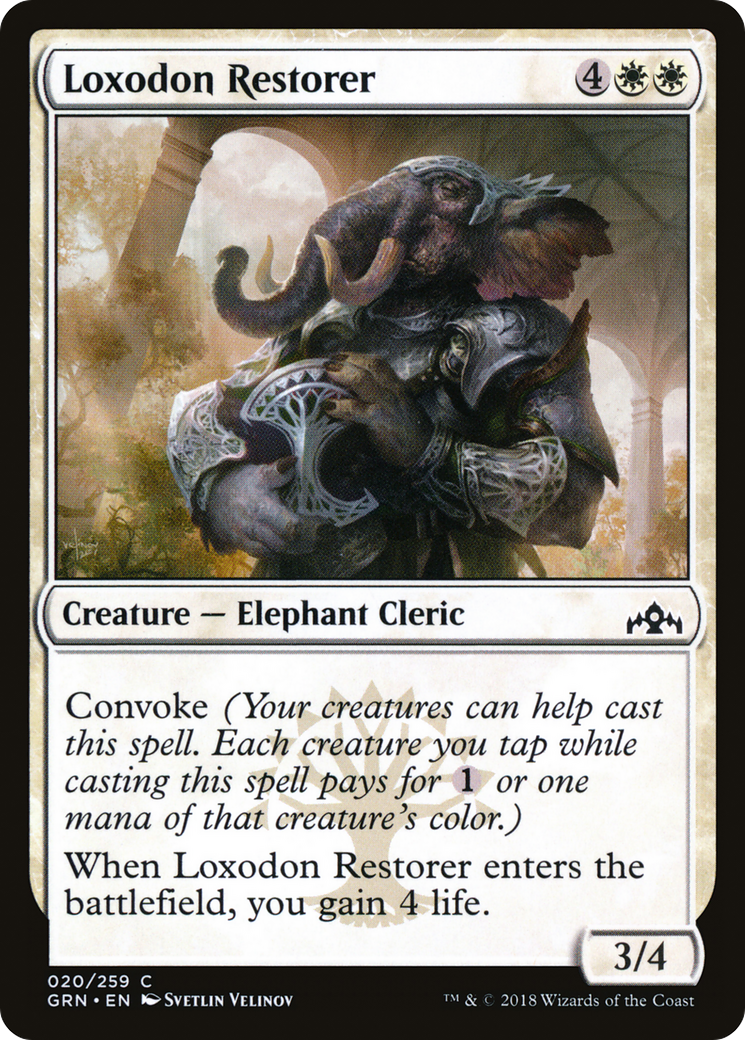 Loxodon Restorer (GRN-020) [Guilds of Ravnica] Foil