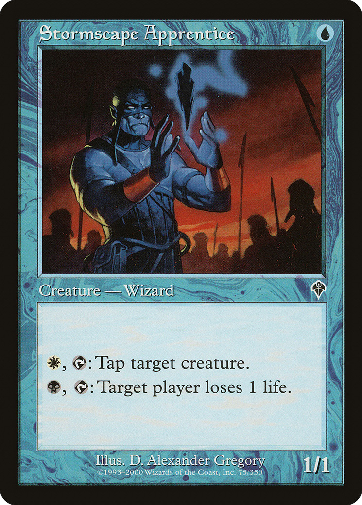 Stormscape Apprentice (INV-075) [Invasion] Foil