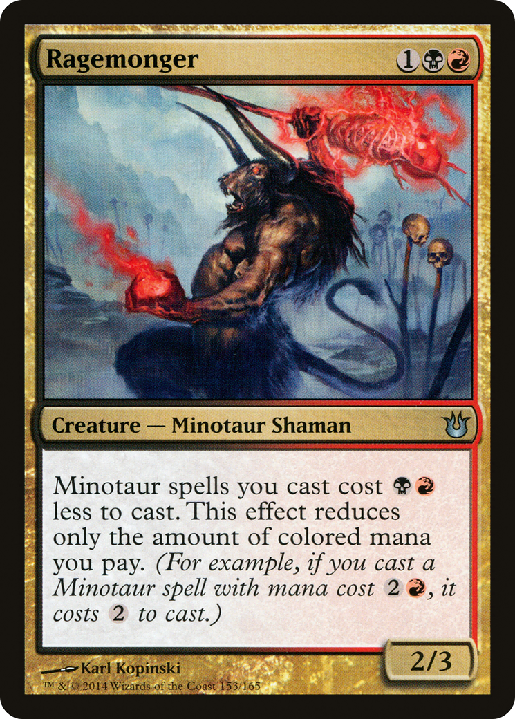 Ragemonger (BNG-153) [Born of the Gods] Foil