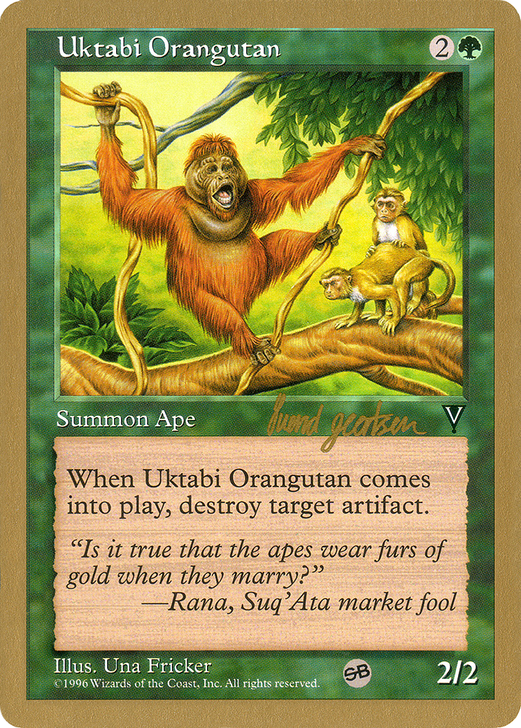Uktabi Orangutan - 1997 Svend Geertsen (VIS) (SB) [World Championship Decks 1997]