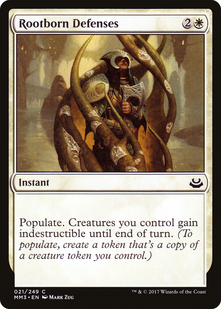 Rootborn Defenses (MM3-021) [Modern Masters 2017] Foil