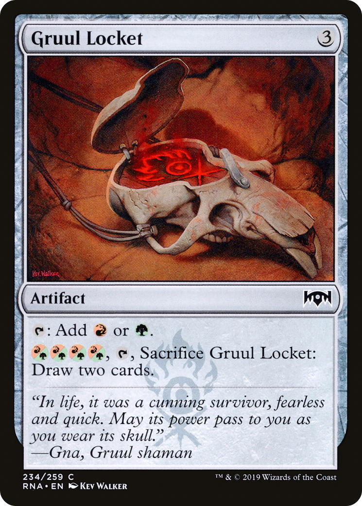 Gruul Locket (RNA-234) [Ravnica Allegiance] Foil