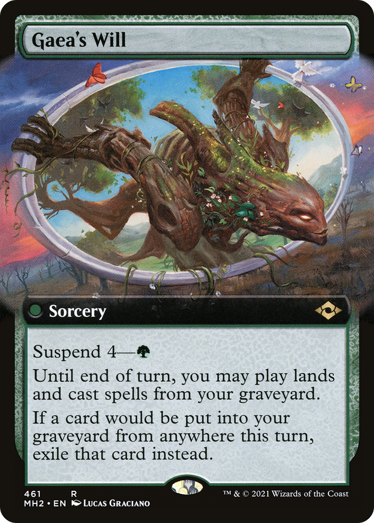 Gaea's Will (Extended Art) (MH2-461) [Modern Horizons 2] Foil