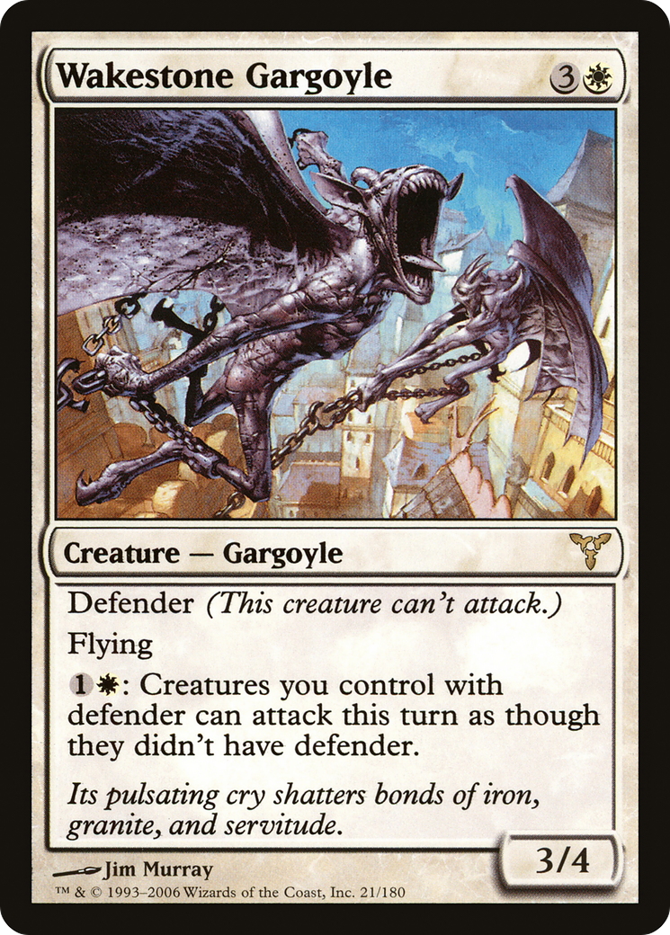 Wakestone Gargoyle [Dissension] Foil