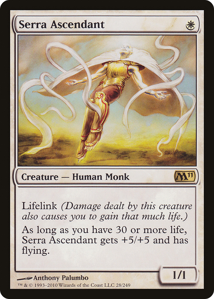 Serra Ascendant (M11-028) [Magic 2011] Foil