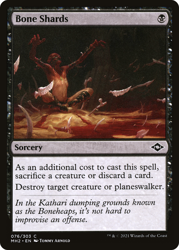 Bone Shards (MH2-076) [Modern Horizons 2] Foil