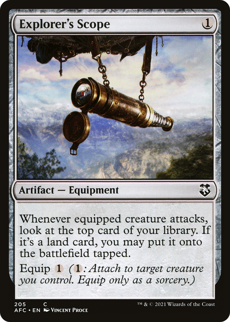 Explorer's Scope (AFC-205) [Forgotten Realms Commander]