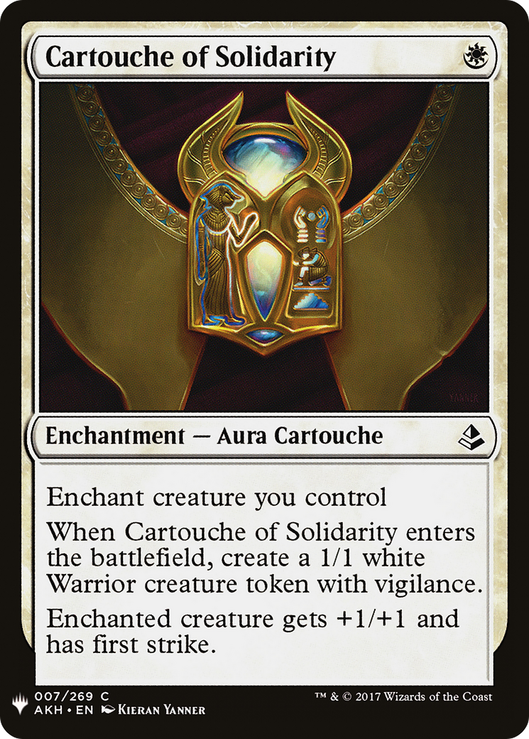 Cartouche of Solidarity (LIST-AKH-7) [The List]