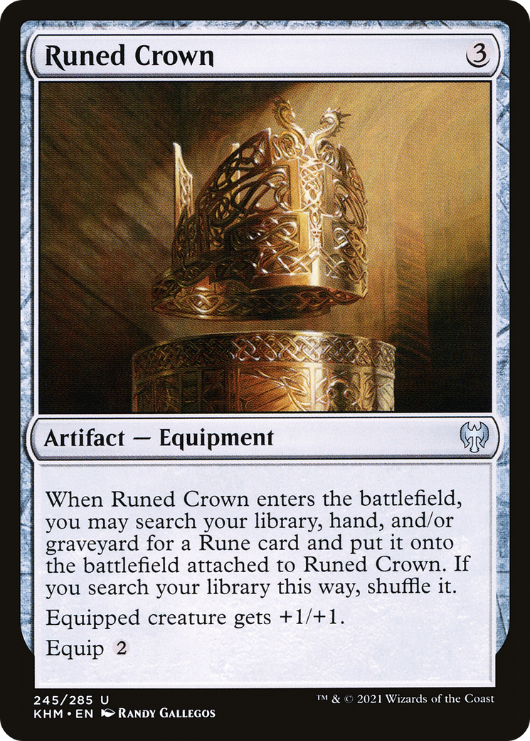 Runed Crown (KHM-245) [Kaldheim] Foil