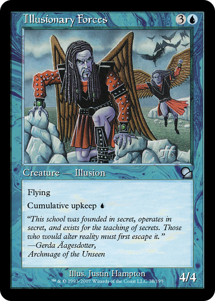 Illusionary Forces (ME1-038) [Masters Edition] Foil