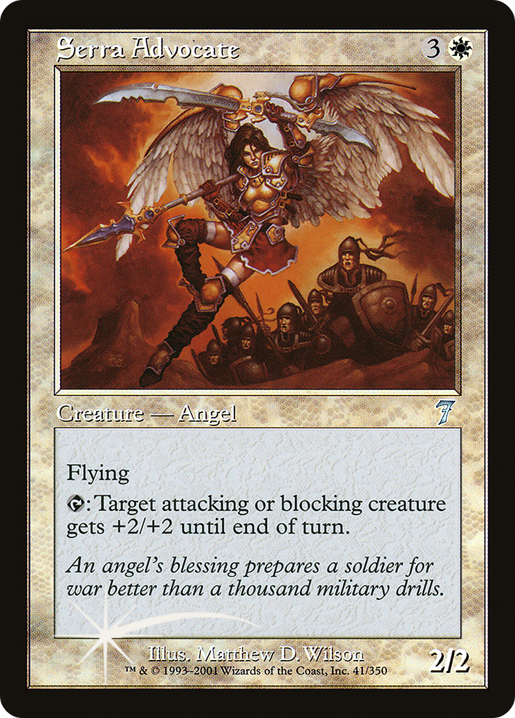 Serra Advocate (7ED-41★) [7th Edition] Foil