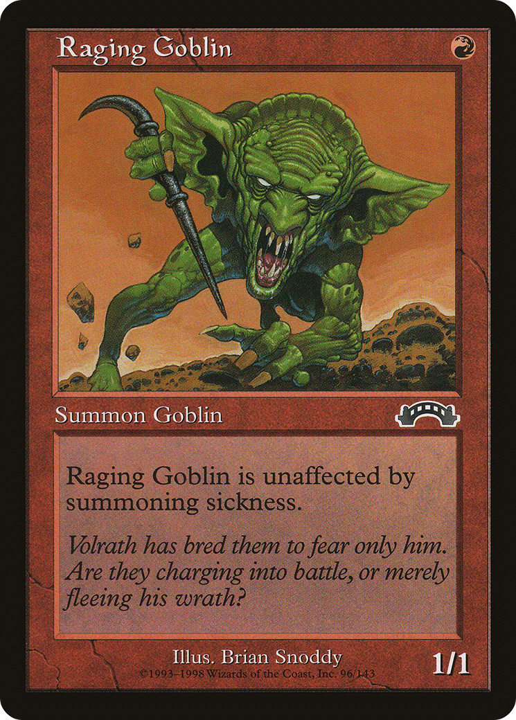 Raging Goblin (EXO-096) [Exodus]
