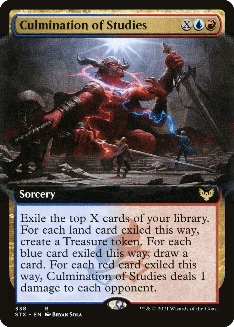 Culmination of Studies (Extended Art) (STX-338) [Strixhaven: School of Mages] Foil