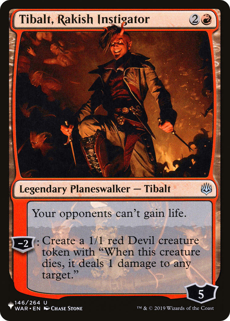 Tibalt, Rakish Instigator (LIST-WAR-146) [The List]