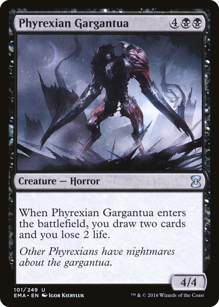 Phyrexian Gargantua (EMA-101) [Eternal Masters] Foil