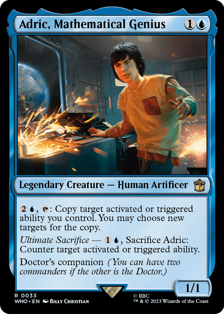 Adric, Mathematical Genius (WHO-033) [Doctor Who] Foil