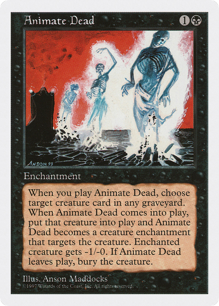 Animate Dead (5ED-002) [Fifth Edition]