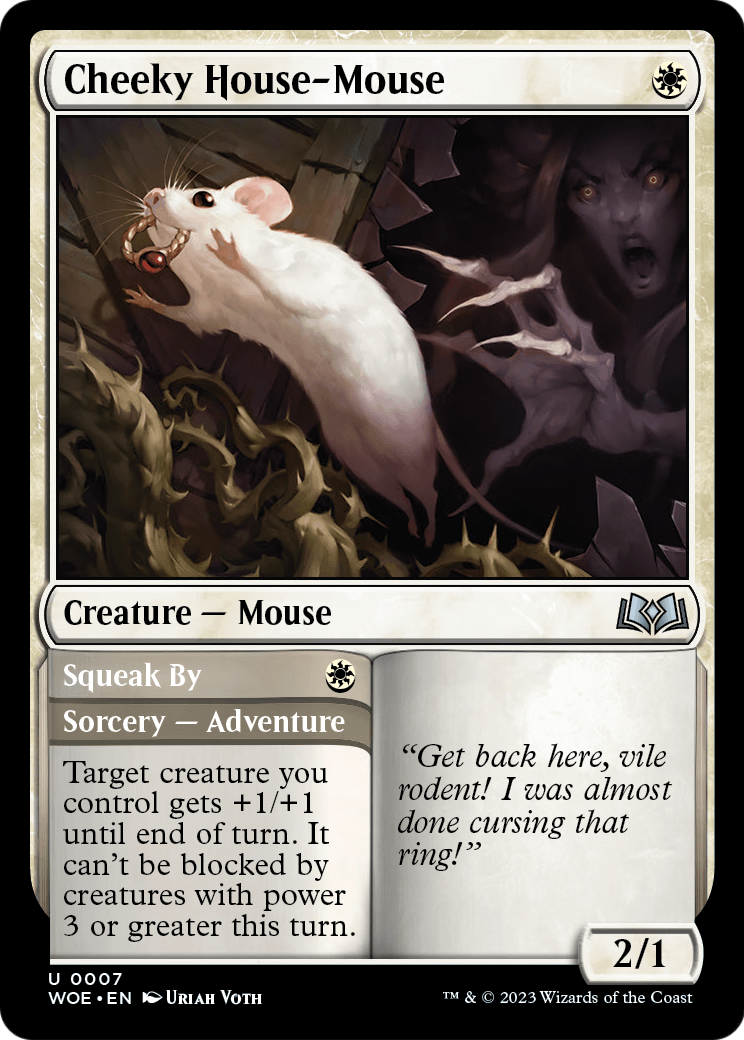 Cheeky House-Mouse (WOE-007) [Wilds of Eldraine]