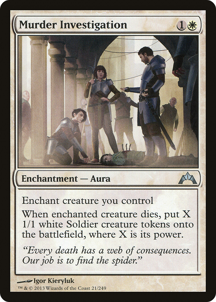 Murder Investigation (GTC-021) [Gatecrash] Foil