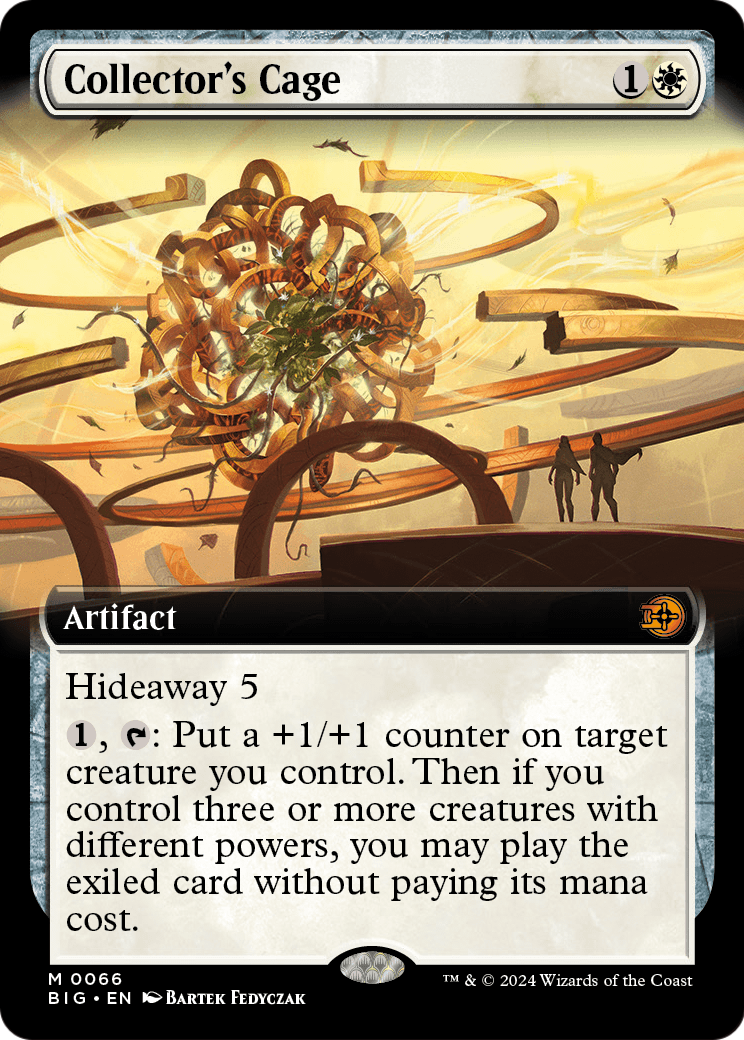 Collector's Cage (Extended Art) (BIG-066) [The Big Score] Foil