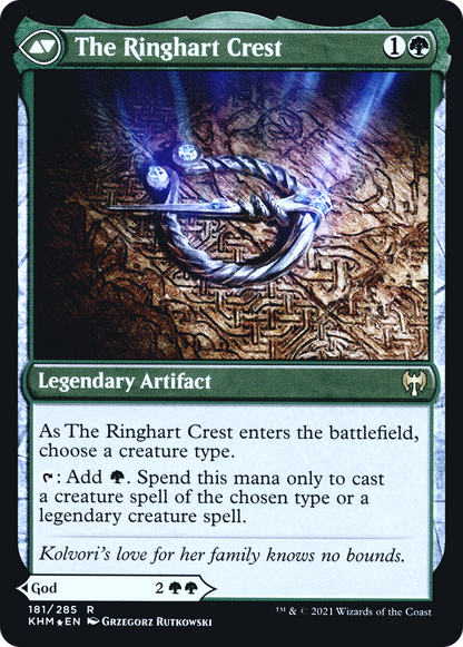 Kolvori, God of Kinship (PRE-181S) [Kaldheim Promos] Foil
