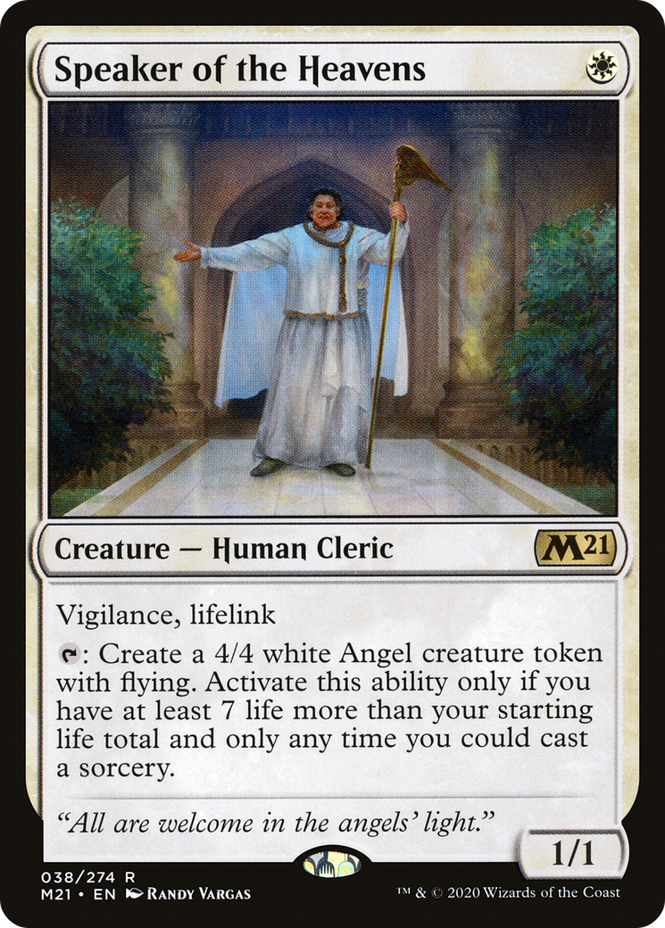 Speaker of the Heavens (M21-038) [Core Set 2021]