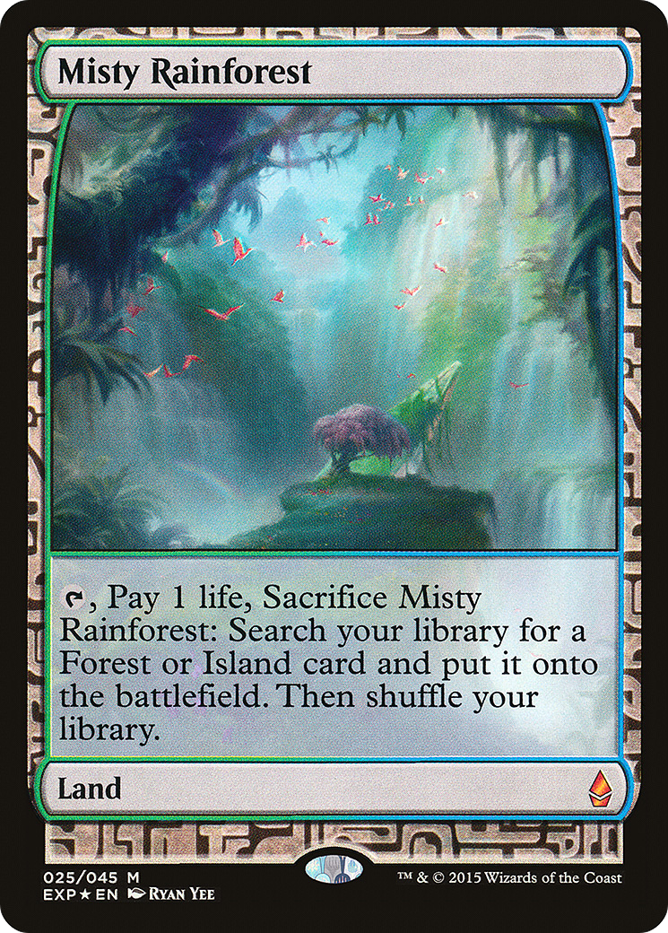 Misty Rainforest (EXP-025) [Zendikar Expeditions] Foil