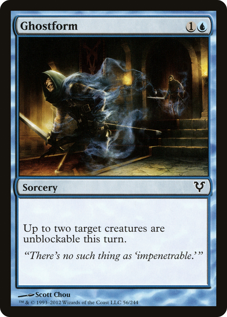 Ghostform (AVR-056) [Avacyn Restored] Foil