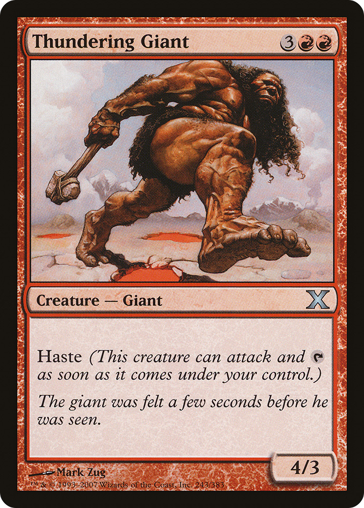 Thundering Giant (10E-243) [Tenth Edition]