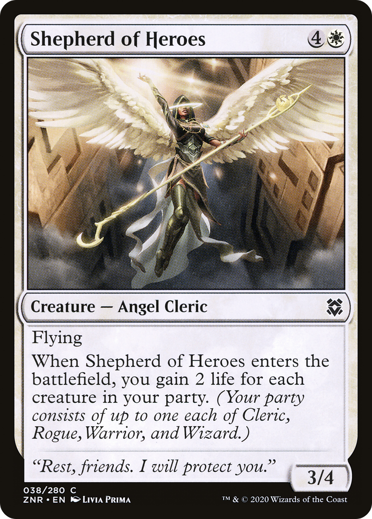 Shepherd of Heroes (ZNR-038) [Zendikar Rising] Foil