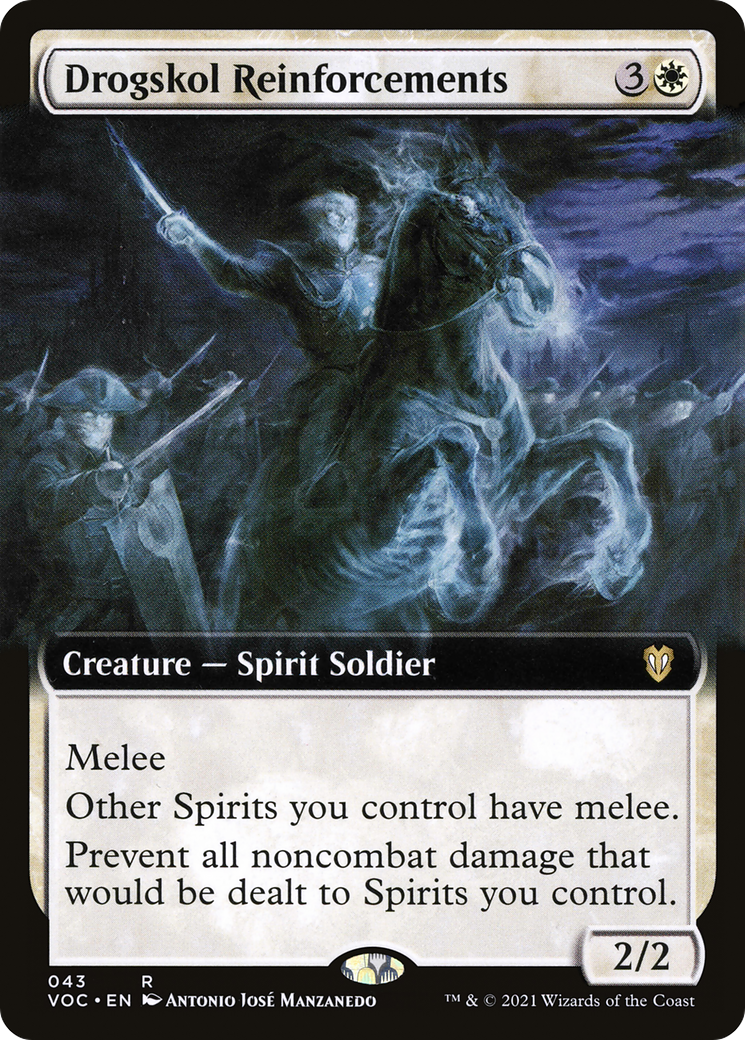 Drogskol Reinforcements (Extended Art) (VOC-043) [Crimson Vow Commander]