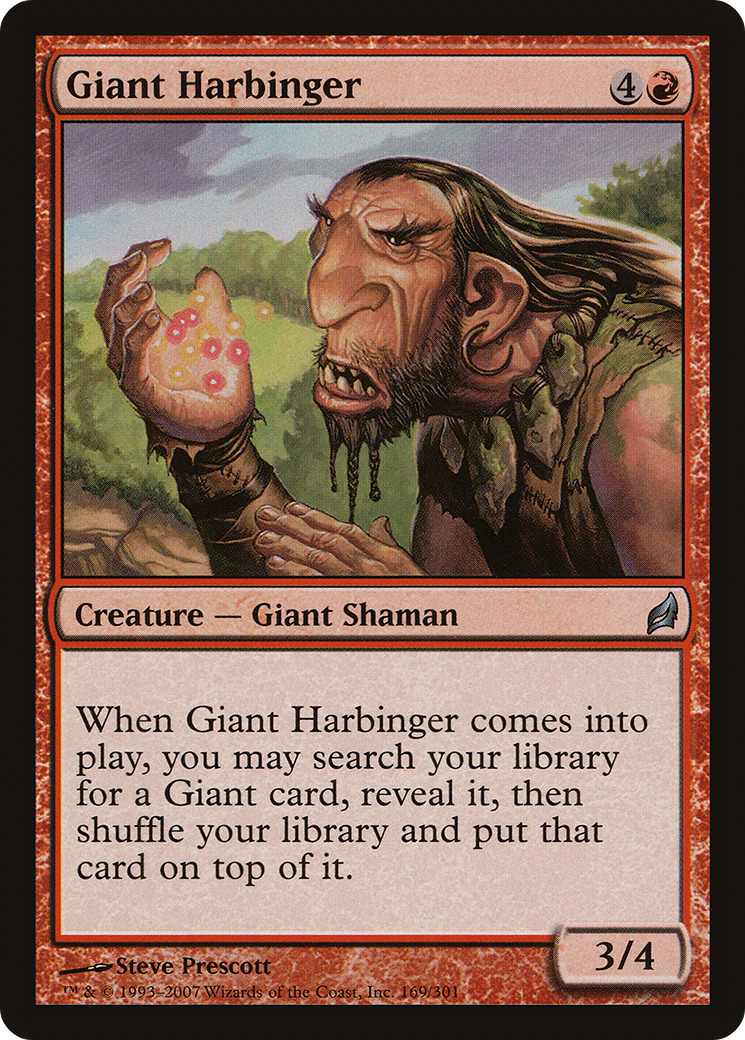 Giant Harbinger (LRW-169) [Lorwyn]