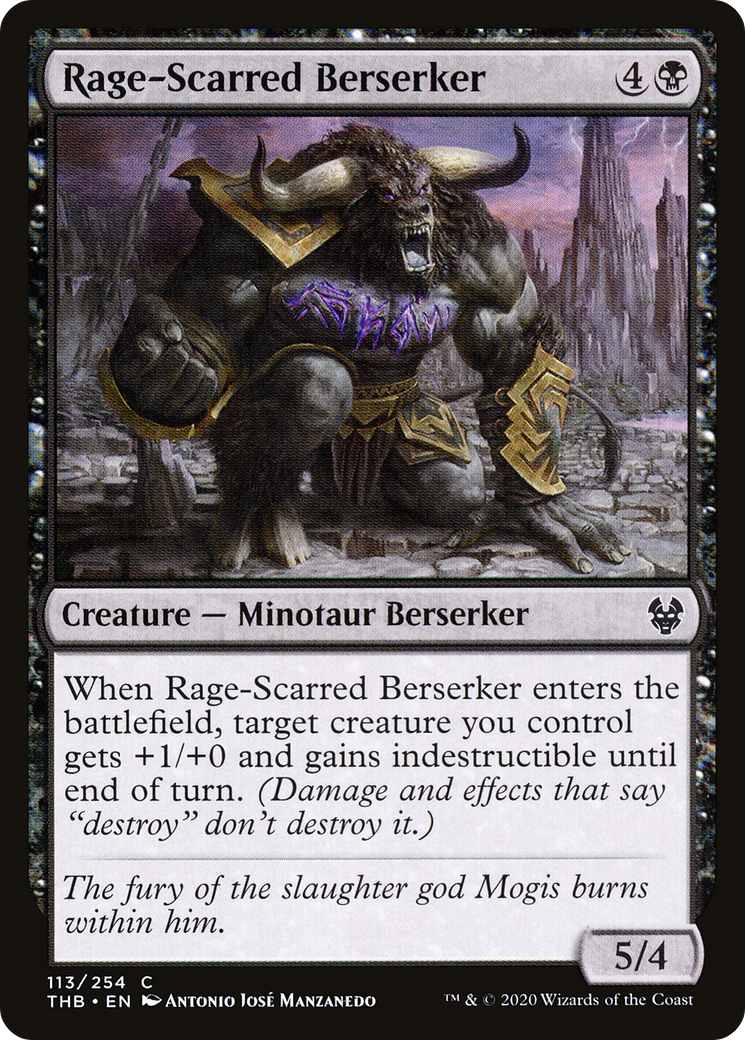 Rage-Scarred Berserker (THB-113) [Theros Beyond Death]