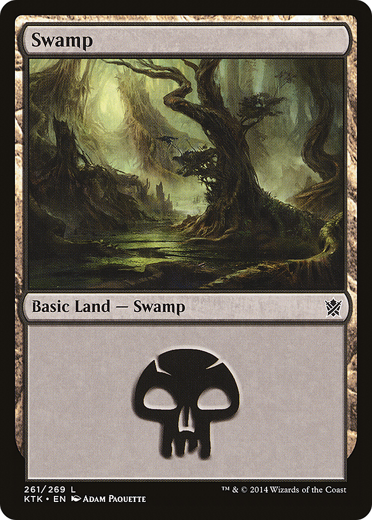 Swamp (KTK-261) [Khans of Tarkir] Foil