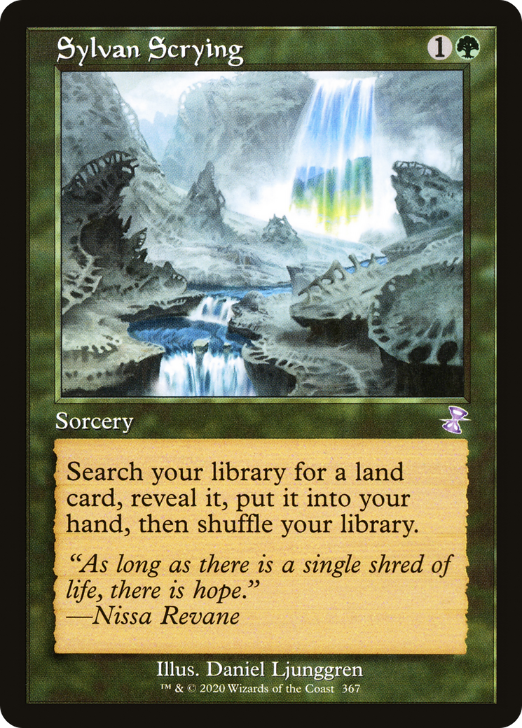 Sylvan Scrying (TSR-367) [Time Spiral Remastered]