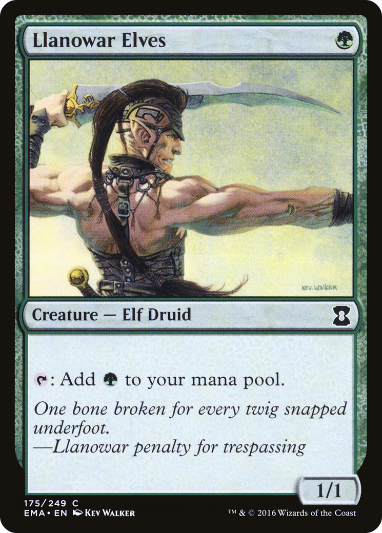 Llanowar Elves (EMA-175) [Eternal Masters] Foil