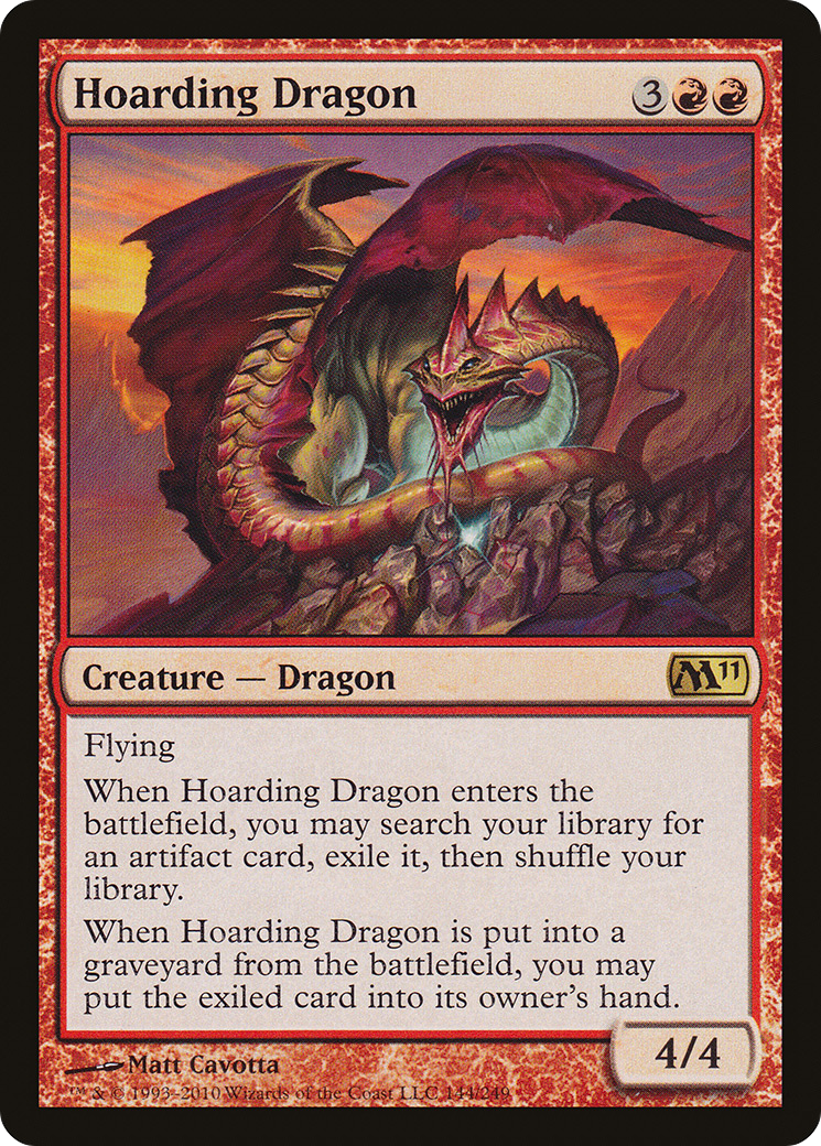 Hoarding Dragon (M11-144) [Magic 2011] Foil