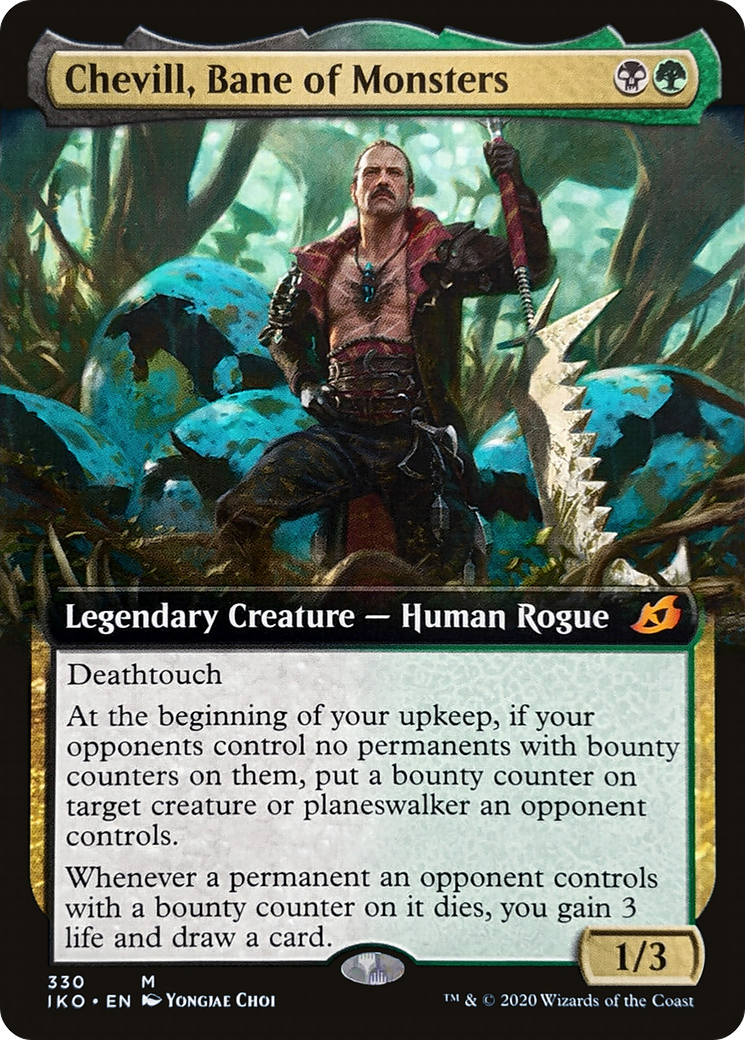 Chevill, Bane of Monsters (Extended Art) (IKO-330) [Ikoria: Lair of Behemoths] Foil