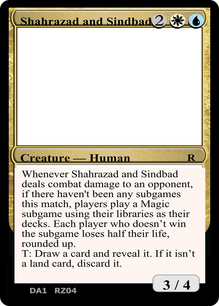 Shahrazad and Sindbad [Unknown Event]