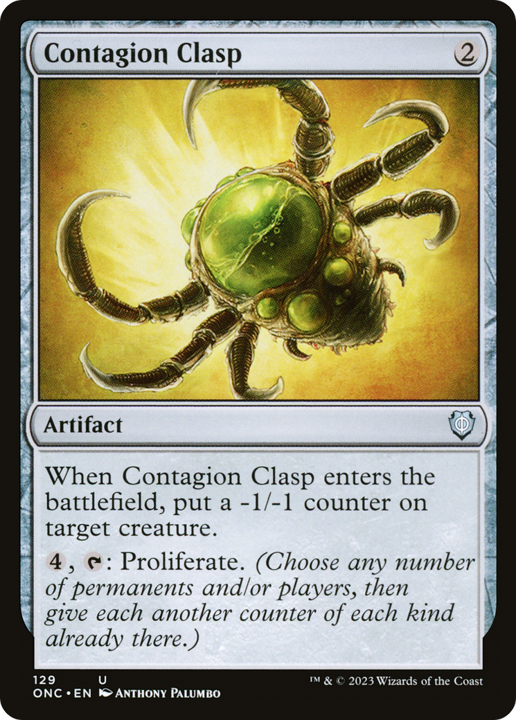 Contagion Clasp (ONC-129) [Phyrexia: All Will Be One Commander]