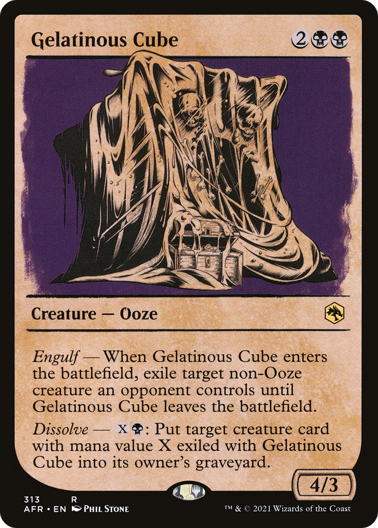 Gelatinous Cube (Showcase) (AFR-313) [Adventures in the Forgotten Realms]