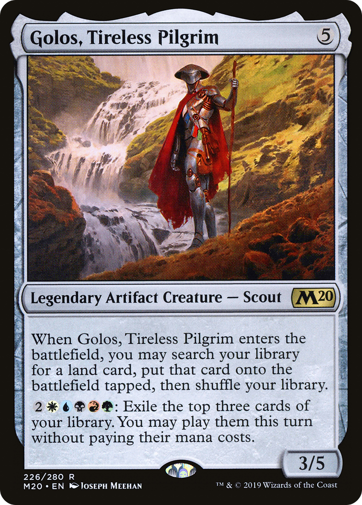 Golos, Tireless Pilgrim (M20-226) [Core Set 2020] Foil
