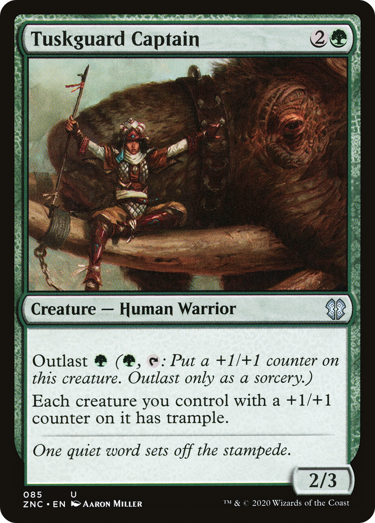 Tuskguard Captain (ZNC-085) [Zendikar Rising Commander]