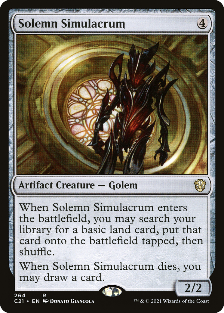 Solemn Simulacrum (C21-264) [Commander 2021]