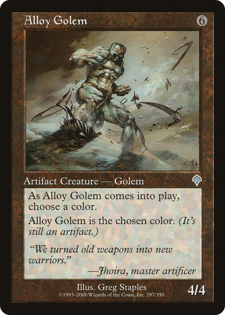 Alloy Golem (INV-297) [Invasion] Foil