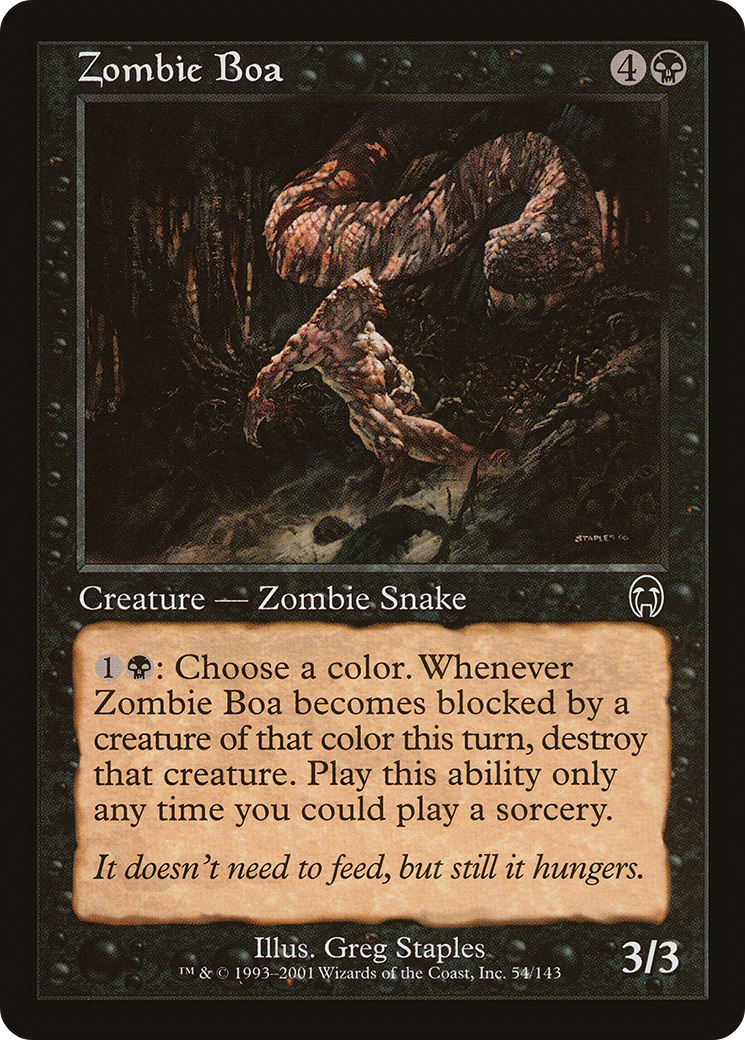 Zombie Boa (APC-054) [Apocalypse]