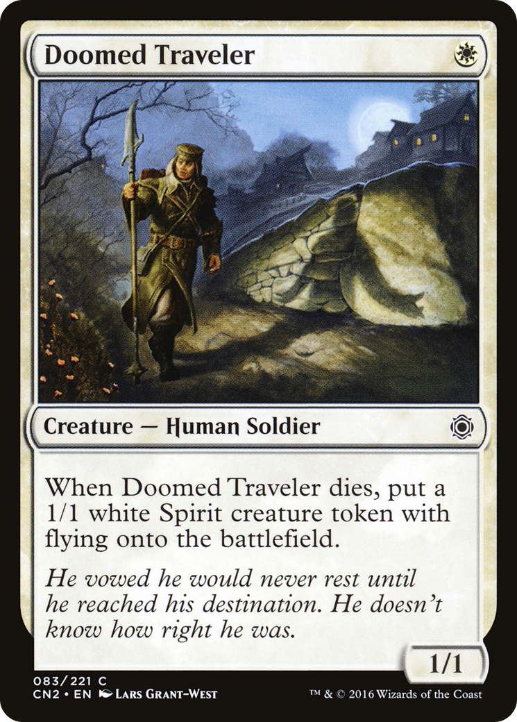 Doomed Traveler (CN2-083) [Conspiracy: Take the Crown] Foil