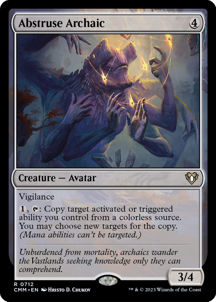 Abstruse Archaic (CMM-712) [Commander Masters]