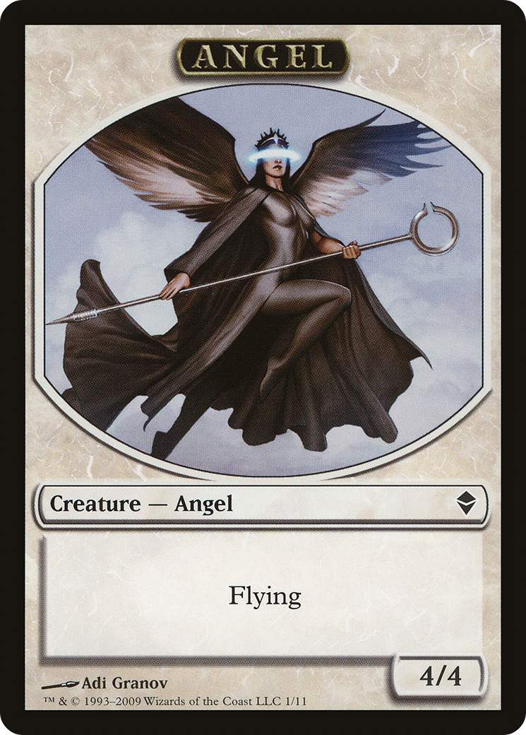 Angel Token (ZEN-001) [Zendikar Tokens]